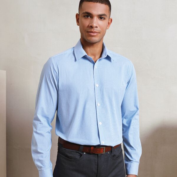 Premier Gingham Long Sleeve Shirt Thumbnail